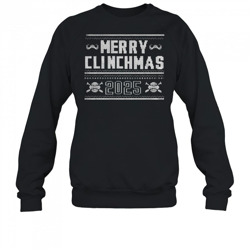 Cincinnati Reds Merry Clinchmas 2025 Baseball  Sweatshirt